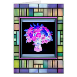 ステンドグラスバラ