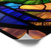 ステンドグラスバラ ポスター (角)