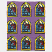 ステンドグラスバンパイア フリースブランケット (正面)