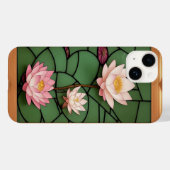 ステンドグラスパネル 蓮の花 Case-Mate iPhoneケース (裏面 (横))