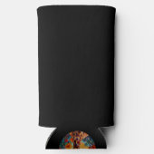 ステンドグラスパーソナライズされたキリン スリム缶クーラー (裏面)