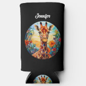 ステンドグラスパーソナライズされたキリン スリム缶クーラー (正面)