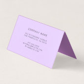 ステンドグラスパープル 名刺 (裏面)