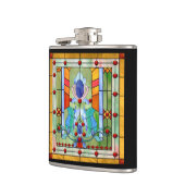 ステンドグラスファンタジー フラスク (左)