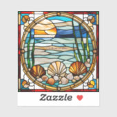 ステンドグラスフェイクドルフィンシール シール (シート)