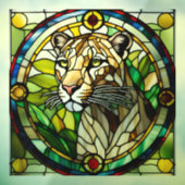 ステンドグラスフェイクライオネス ウィンドウサイン (シート3)