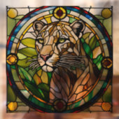 ステンドグラスフェイクライオネス ウィンドウサイン (シート2)