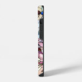 ステンドグラスフラワー iPhoneケース (左側面)