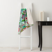 ステンドグラスフローラデザイン シェルパブランケット (インサイチュ)