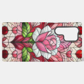 ステンドグラスフローラバレンタインデー SAMSUNG GALAXYケース (裏面横)