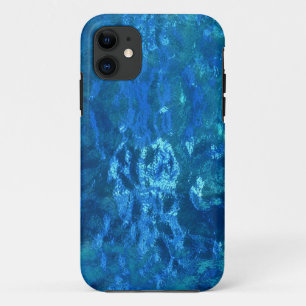ステンドグラスブルー iPhone 11 ケース