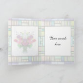 ステンドグラスブーケカード シーズンカード (内部)