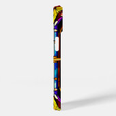 ステンドグラスポートレートの美しい犬 Case-Mate iPhoneケース (裏面 / 右)