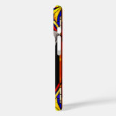 ステンドグラスポートレートの美しい犬 Case-Mate iPhoneケース (裏面 / 左)