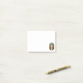 ステンドグラスポートレートの美女スタイル ポストイット (デスク上)