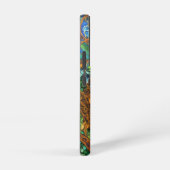 ステンドグラスポートレートの美女スタイル SAMSUNG GALAXYケース (右側面)