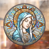 ステンドグラスマドンナラウンド ウィンドウサイン (シート2)
