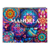 ステンドグラスマンデラ カレンダー (カバー)