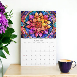 ステンドグラスマンデラ カレンダー