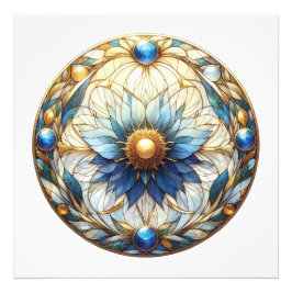 ステンドグラスマンデラ フォトプリント           