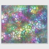 ステンドグラスモザイク ラッピングペーパー (フラット)