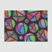 ステンドグラスモダンデザイン伝統的窓 薄葉紙 (正面)