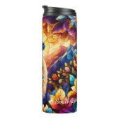 ステンドグラスラマ山景色 タンブラー (回転右)