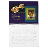 ステンドグラスランプのカレンダーに優秀な2012年を作ります カレンダー (3月 2027)