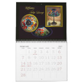 ステンドグラスランプのカレンダーに優秀な2012年を作ります カレンダー (2月 2027)