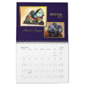 ステンドグラスランプのカレンダーに優秀な2012年を作ります カレンダー (1月 2027)