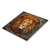 ステンドグラスリオンセラミックタイル タイル (側面)