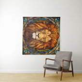 ステンドグラスリオンタペストリー タペストリー (インサイチュ(横))