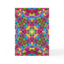 ステンドグラスヴィンテージ紫万華鏡のように千変万化するパターン