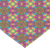 ステンドグラスヴィンテージ紫万華鏡のように千変万化するパターン テーブルクロス (アングル)