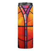 ステンドグラス上帽子猫 タンブラー (裏面)