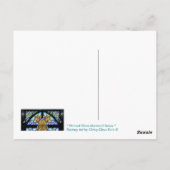 ステンドグラス人魚シリーズ – はがき (裏面)