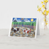 ステンドグラス付きグリーティングカードスケッチ カード (黄色い花)