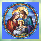 ステンドグラス出生クリスマス ウィンドウサイン (シート3)