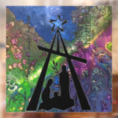 ステンドグラス出生シーンウィンドウが固着 ウィンドウサイン (シート2)