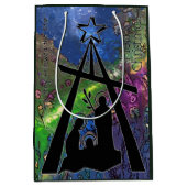 ステンドグラス出生シーン抱き枕 ミディアムペーパーバッグ (正面)