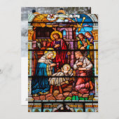 ステンドグラス出生シーン シーズンカード (正面/裏面)