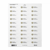 ステンドグラス出生絵画ズ ラベル (フルシート)