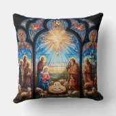 ステンドグラス出生 クッション (裏面)