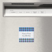 ステンドグラス効果花の模様。 マグネット (インサイチュ (食洗機))