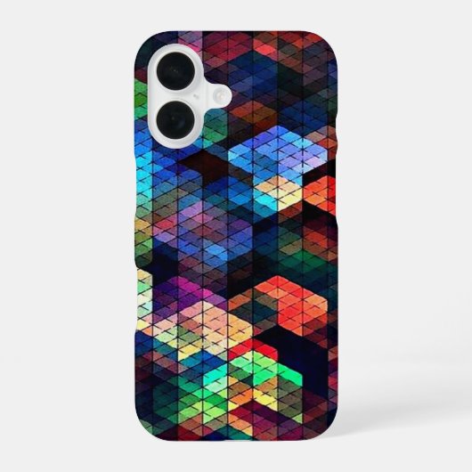 ステンドグラス効果 iPhone 16ケース (裏面)
