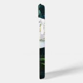 ステンドグラス効果iPhoneケース、白バラ Case-Mate iPhoneケース (裏面 / 左)