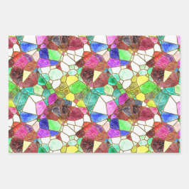 ステンドグラス包装紙シート ラッピングペーパーシート