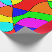 ステンドグラス包装紙 ラッピングペーパー (角)