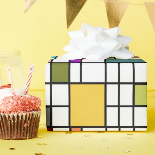 ステンドグラス包装紙 ラッピングペーパー (誕生日パーティー)