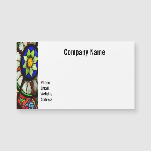 ステンドグラス名刺 (正面)